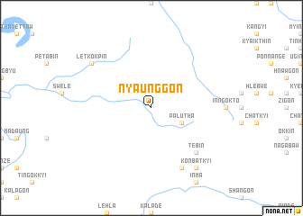 map of Nyaunggon