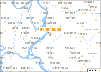 map of Nyaunggon