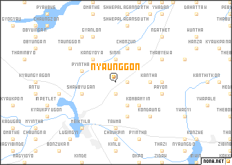 map of Nyaunggon