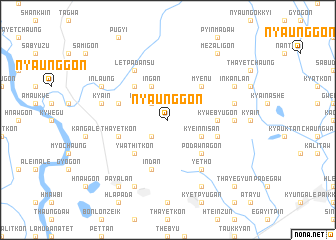 map of Nyaunggon