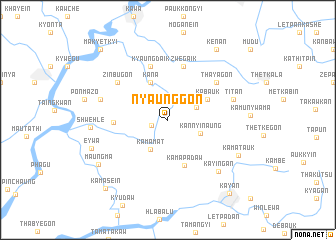 map of Nyaunggon