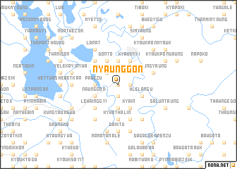 map of Nyaunggon