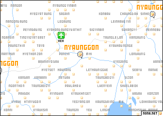 map of Nyaunggon