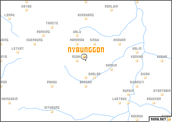 map of Nyaunggôn