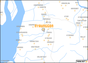 map of Nyaunggon