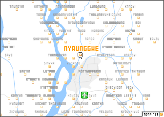 map of Nyaunggwe