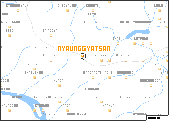map of Nyaunggyatsan