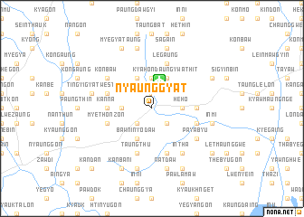 map of Nyaunggyat