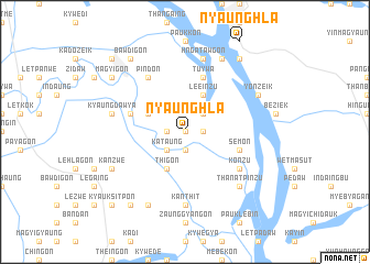 map of Nyaunghla