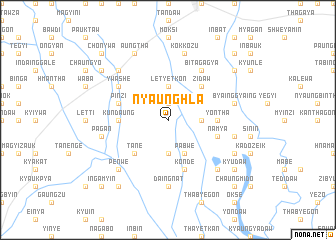 map of Nyaunghla