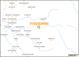 map of Nyaunghmaw