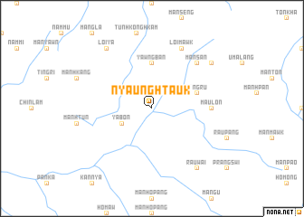 map of Nyaunghtauk