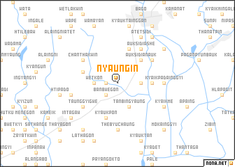 map of Nyaungin