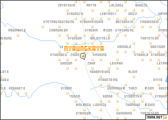 map of Nyaungkaya