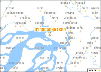 map of Nyaungkhetkan