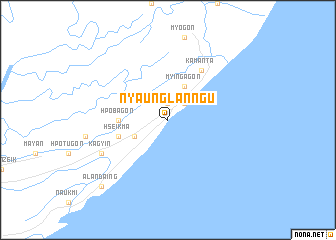 map of Nyaunglan-ngu