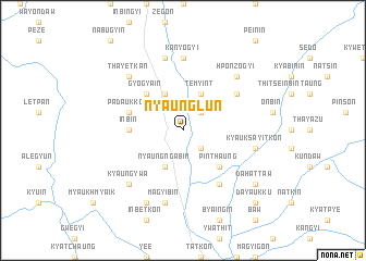 map of Nyaunglun