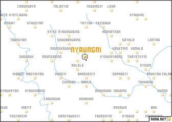 map of Nyaungni