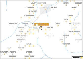 map of Nyaungni