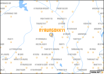 map of Nyaungokkyi