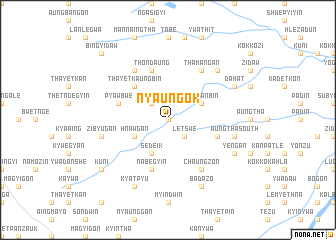 map of Nyaungok