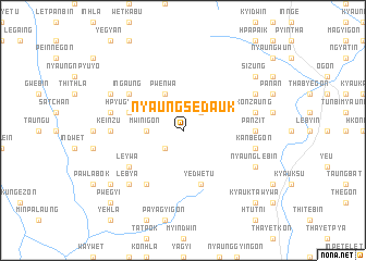 map of Nyaungsedauk