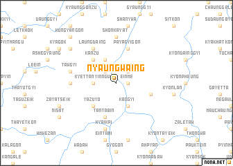 map of Nyaungwaing