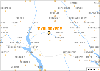 map of Nyaungyedè