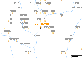 map of Nyaungyin