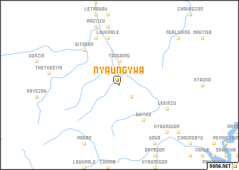 map of Nyaungywa