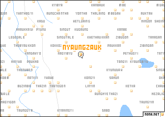 map of Nyaungzauk