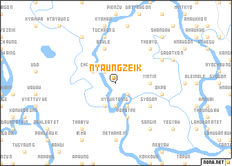 map of Nyaungzeik