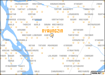 map of Nyaungzin