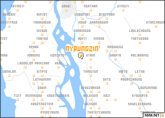 map of Nyaungzin