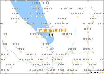 map of Nyawngbintha