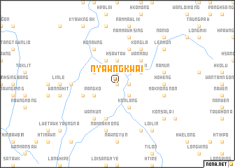 map of Nyawng Kwai