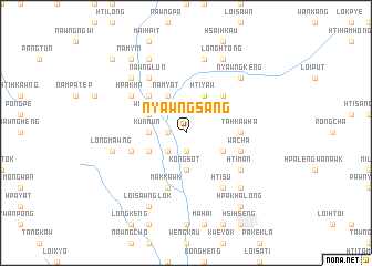 map of Nyawngsang