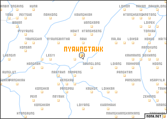 map of Nyawngtawk