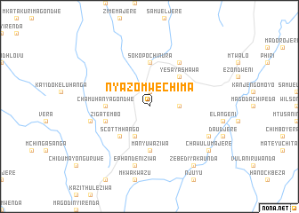 map of Nyazomwe Chima