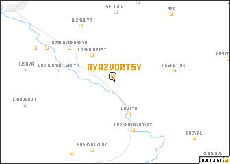 map of Nyaz\