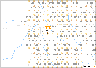 map of Nya