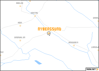 map of Nybergsund