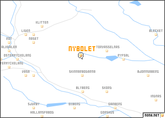 map of Nybolet