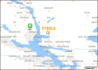 map of Nyböle