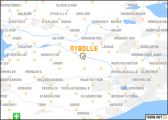 map of Nybølle