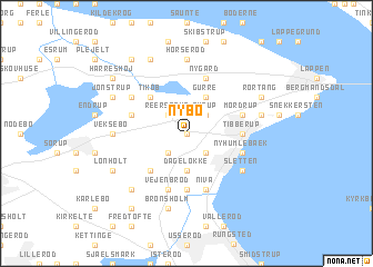 map of Nybo