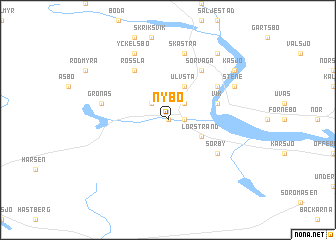 map of Nybo