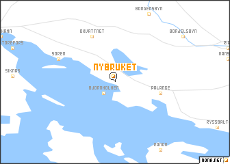 map of Nybruket