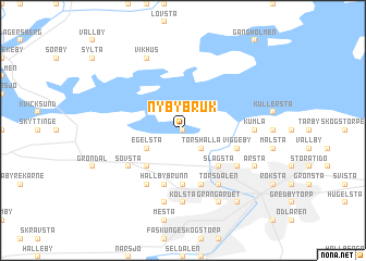 map of Nybybruk