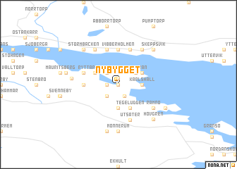 map of Nybygget